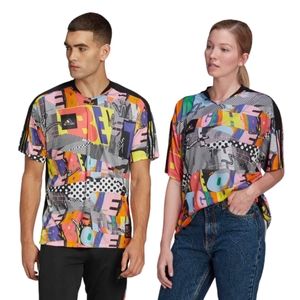 Adidas Tiro Pride Gender-Neutral Jersey Multicolor HC9786 Size M